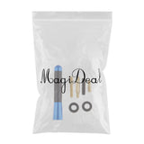 Max Maxb Short Stubby Car Auto Antenna AM/FM Radio Aerial Mast Screw Type Blue