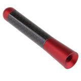 Max Maxb Short Stubby Car Auto Antenna AM/FM Radio Aerial Mast Screw Type Red