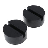 Maxbell 2Pcs/Set Slotted Jack Stand Pad Universal Frame Rubber Frame Rail Protector