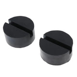 Maxbell 2Pcs/Set Slotted Jack Stand Pad Universal Frame Rubber Frame Rail Protector