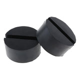 Maxbell 2Pcs/Set Slotted Jack Stand Pad Universal Frame Rubber Frame Rail Protector