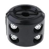Maxbell ATV UTV Winch Rubber Line Cable Lift Stopper Rubber Cushion + Screws Black