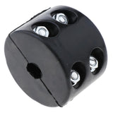 Maxbell ATV UTV Winch Rubber Line Cable Lift Stopper Rubber Cushion + Screws Black