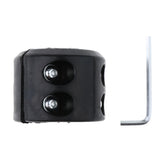 Maxbell ATV UTV Winch Rubber Line Cable Lift Stopper Rubber Cushion + Screws Black