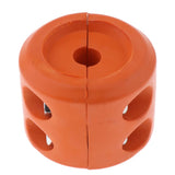 Maxbell ATV UTV Winch Rubber Line Cable Lift Stopper Rubber Cushion + Screws Orange