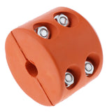 Maxbell ATV UTV Winch Rubber Line Cable Lift Stopper Rubber Cushion + Screws Orange