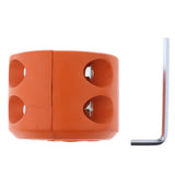 Maxbell ATV UTV Winch Rubber Line Cable Lift Stopper Rubber Cushion + Screws Orange