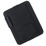 Maxbell Eye Frame Holder Car Sun Glasses Ticket Receipt Card Clip Storage Board Black