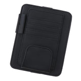 Maxbell Eye Frame Holder Car Sun Glasses Ticket Receipt Card Clip Storage Board Black