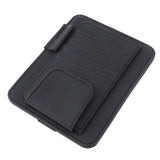 Maxbell Eye Frame Holder Car Sun Glasses Ticket Receipt Card Clip Storage Board Black