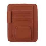 Maxbell Eye Frame Holder Car Sun Glasses Ticket Receipt Card Clip Storage Board Orange