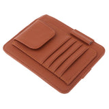 Maxbell Eye Frame Holder Car Sun Glasses Ticket Receipt Card Clip Storage Board Orange