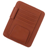 Maxbell Eye Frame Holder Car Sun Glasses Ticket Receipt Card Clip Storage Board Orange