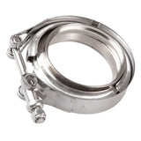 Max Maxb Stainless Steel V Band Downpipe Flange Clamp Turbo Exhaust Downpipe 3 Inch