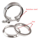 Max Maxb Stainless Steel V Band Downpipe Flange Clamp Turbo Exhaust Downpipe 3 Inch