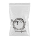 Max Maxb Stainless Steel V Band Downpipe Flange Clamp Turbo Exhaust Downpipe 3 Inch