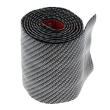 Max Maxb Car Carbon Fiber Door Sill Protector Guard Trims Stickers Scuff Plate 10cm