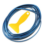 Max Maxb Car Interior Moulding Trim Decoration Strip Sticker 5m Electroplating blue