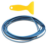 Max Maxb Car Interior Moulding Trim Decoration Strip Sticker 5m Electroplating blue
