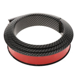 Max Maxb Car Fender Arch Wheel Eyebrow Strip Protector Trim Black Carbon Fiber 3.8cm