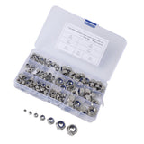 Max Maxb Set of 175 Stainless Steel M3 M4 M5 M6 M8 M10 M12 Nylon Insert Lock Hex Nuts