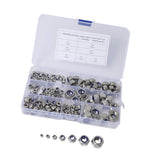 Max Maxb Set of 175 Stainless Steel M3 M4 M5 M6 M8 M10 M12 Nylon Insert Lock Hex Nuts