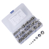 Max Maxb Set of 175 Stainless Steel M3 M4 M5 M6 M8 M10 M12 Nylon Insert Lock Hex Nuts