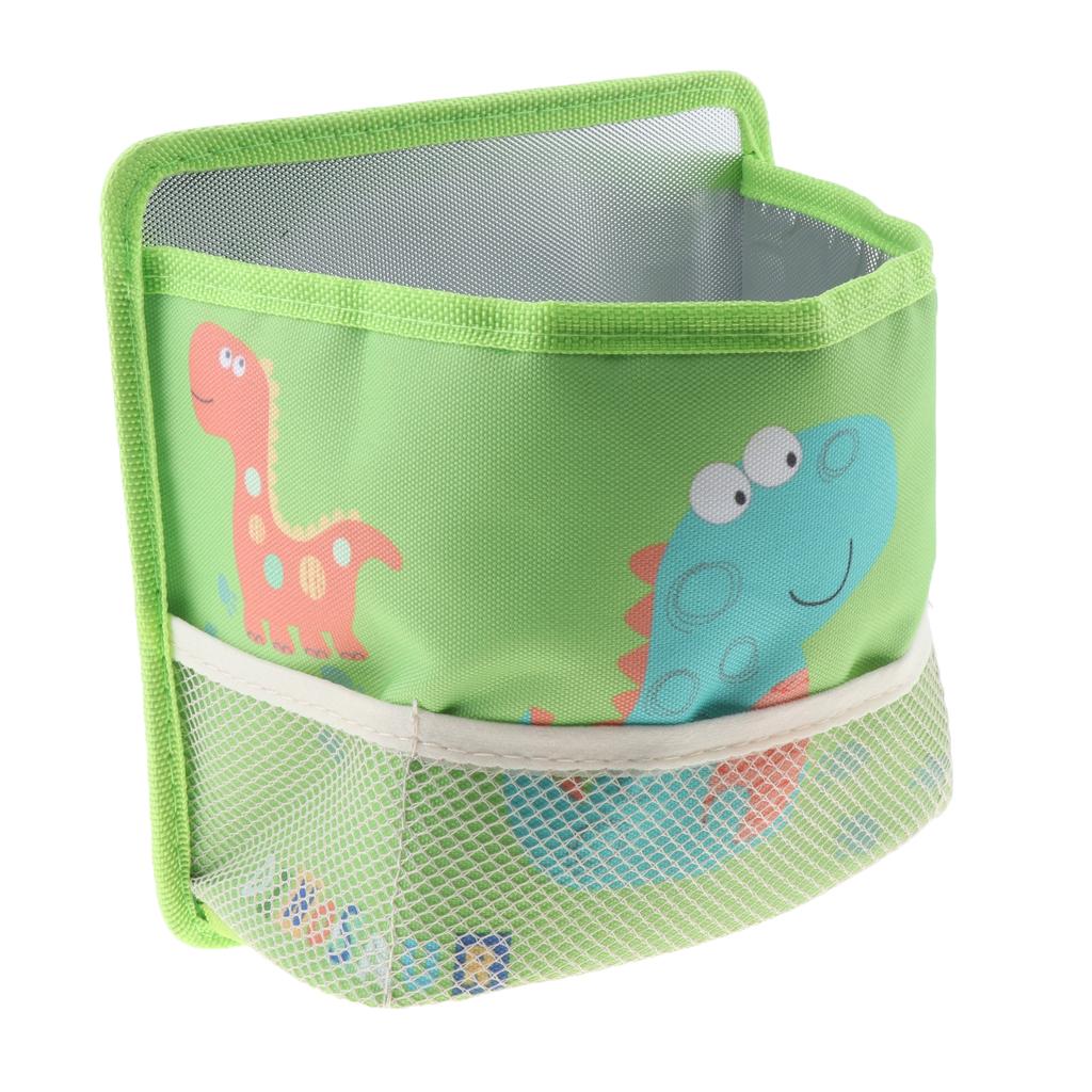 Max Maxb Cartoon Car Trash For Children Storage Bag Organizer Case Green