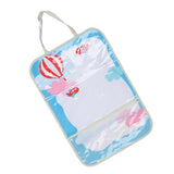 Max Maxb Car Cartoon Anti-Kick Pad Mat for Kids Multifunctional Seat Organizer White