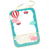 Max Maxb Car Cartoon Anti-Kick Pad Mat for Kids Multifunctional Seat Organizer White