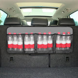 Max Maxb Auto Backseat Bag Car Trunk Organizer Storage Bag Mesh Net Pocket Dark Grey