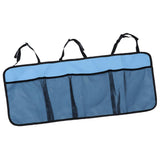 Max Maxb Auto Backseat Bag Car Trunk Organizer Storage Bag Mesh Net Pocket Light Blue