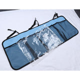 Max Maxb Auto Backseat Bag Car Trunk Organizer Storage Bag Mesh Net Pocket Light Blue