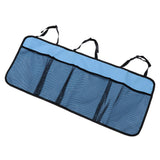 Max Maxb Auto Backseat Bag Car Trunk Organizer Storage Bag Mesh Net Pocket Light Blue