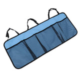 Max Maxb Auto Backseat Bag Car Trunk Organizer Storage Bag Mesh Net Pocket Light Blue