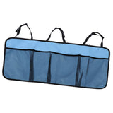 Max Maxb Auto Backseat Bag Car Trunk Organizer Storage Bag Mesh Net Pocket Light Blue