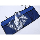 Max Maxb Auto Backseat Bag Car Trunk Organizer Storage Bag Mesh Net Pocket Dark Blue