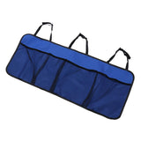 Max Maxb Auto Backseat Bag Car Trunk Organizer Storage Bag Mesh Net Pocket Dark Blue