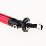 Max Maxb Front/Rear Adjustable Wind Splitter Bumper Chin Lip Rod Support 200mm (Red)