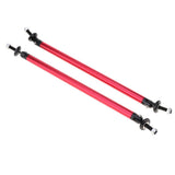 Max Maxb Front/Rear Adjustable Wind Splitter Bumper Chin Lip Rod Support 200mm (Red)