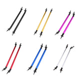 Max Maxb Front/Rear Adjustable Wind Splitter Bumper Chin Lip Rod Support 200mm (Red)