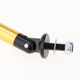 Max Maxb Front/Rear Adjustable Wind Splitter Bumper Chin Lip Rod Support 200mm Gold