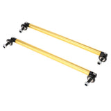 Max Maxb Front/Rear Adjustable Wind Splitter Bumper Chin Lip Rod Support 200mm Gold