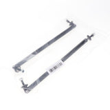 Max Maxb Front/Rear Adjustable Wind Splitter Bumper Chin Lip Rod Support 200mm Black