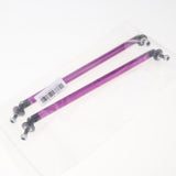 Max Maxb Front/Rear Adjustable Wind Splitter Bumper Chin Lip Rod Support 200mm Purple