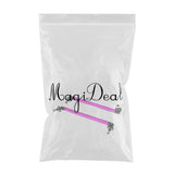 Max Maxb Front/Rear Adjustable Wind Splitter Bumper Chin Lip Rod Support 200mm Purple