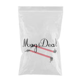 Max Maxb Front/Rear Adjustable Wind Splitter Bumper Chin Lip Rod Support 150mm Red
