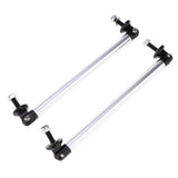 Max Maxb Front/Rear Adjustable Wind Splitter Bumper Chin Lip Rod Support 150mm Silver