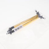 Max Maxb Front/Rear Adjustable Wind Splitter Bumper Chin Lip Rod Support 150mm Gold