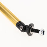 Max Maxb Front/Rear Adjustable Wind Splitter Bumper Chin Lip Rod Support 150mm Gold